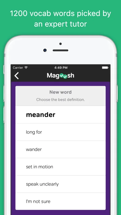 Vocabulary Builder by Magoosh screenshot 1