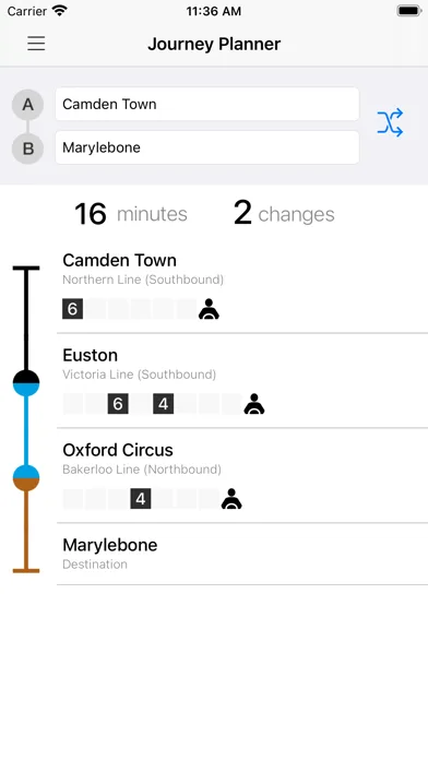 London Tube Live - Underground screenshot 2