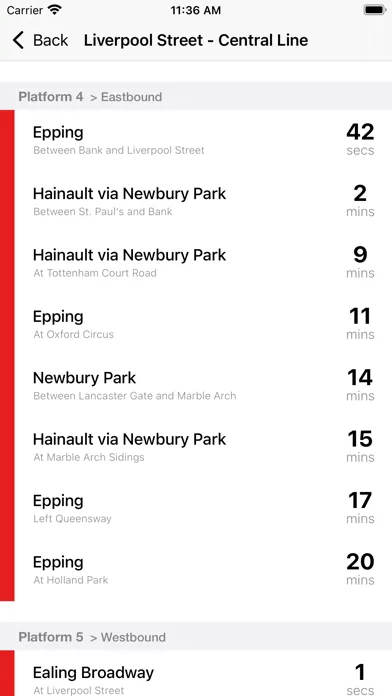 London Tube Live - Underground screenshot 3