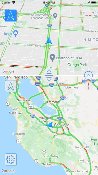 Traffic Maps: realtime info screenshot 1