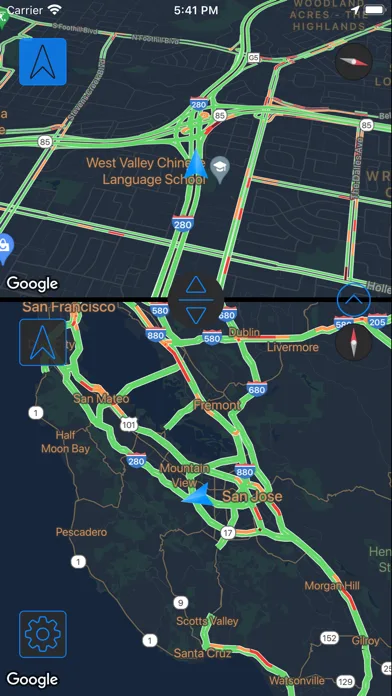 Traffic Maps: realtime info screenshot 2