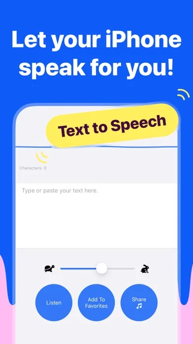 Type & Speak - Text to Speech screenshot 1