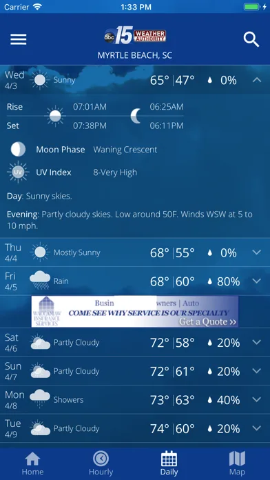 WPDE WX screenshot 4