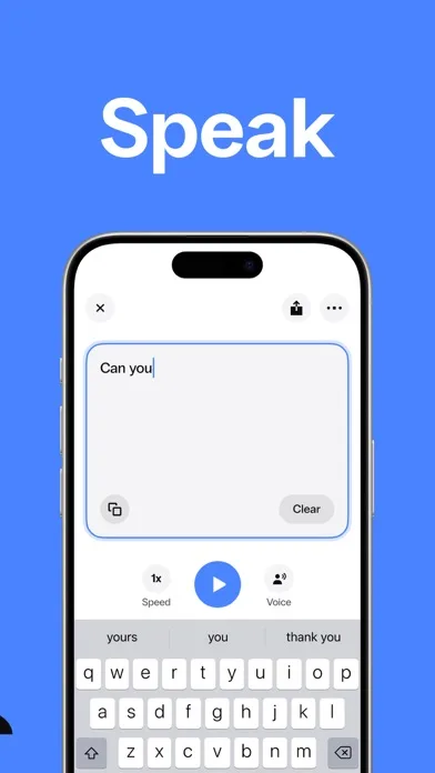 Speak4Me Text to Speech Reader screenshot 2
