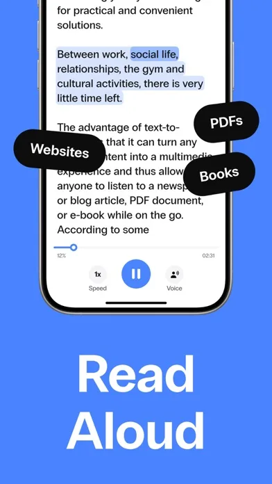 Speak4Me Text to Speech Reader screenshot 3