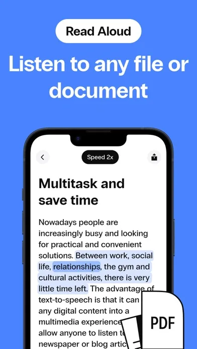 Speak4Me Text to Speech Reader screenshot 4