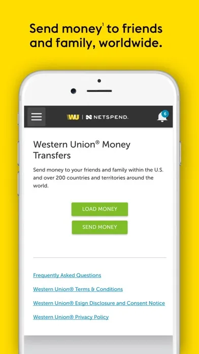 Western Union Netspend Prepaid screenshot 1