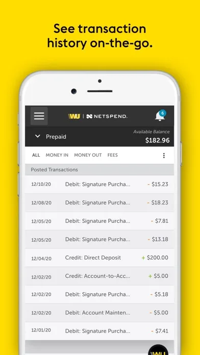Western Union Netspend Prepaid screenshot 2