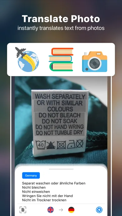Translate Photo & Camera Scan screenshot 1