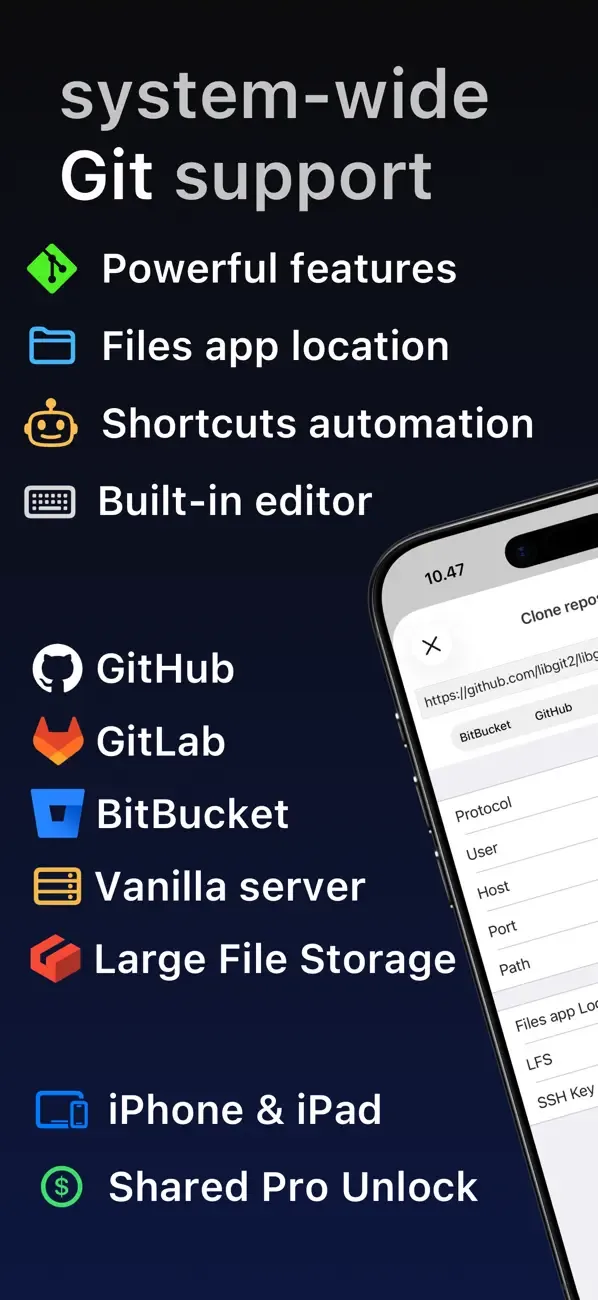 Git client - Working Copy screenshot 1
