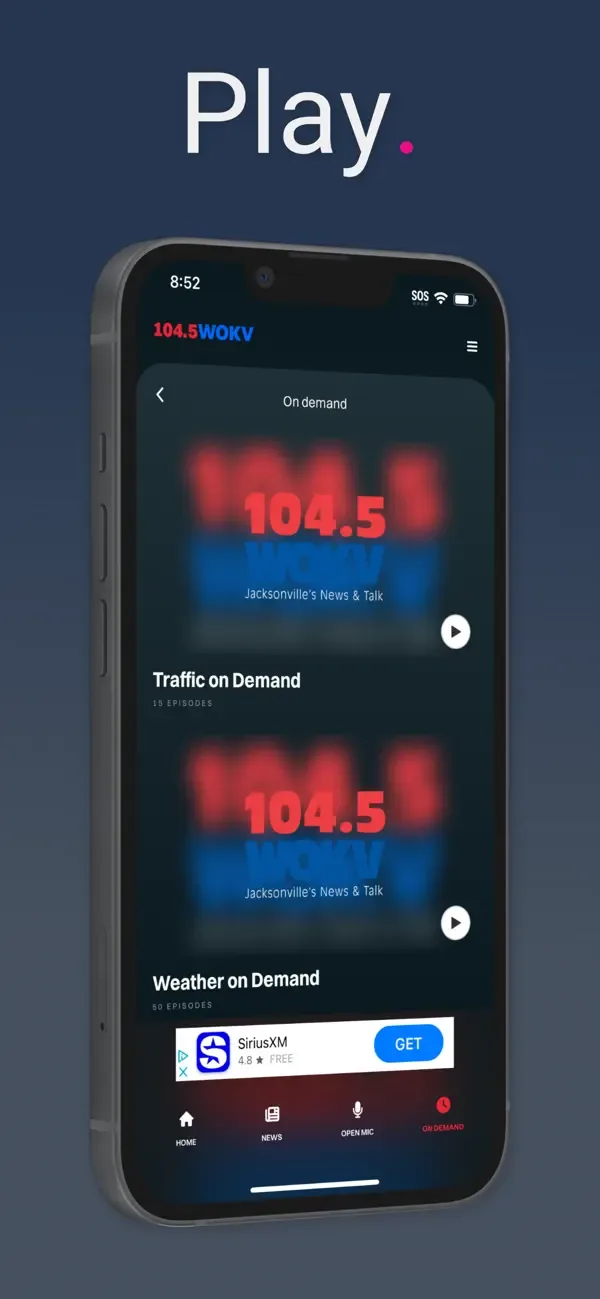 104.5 WOKV screenshot 2