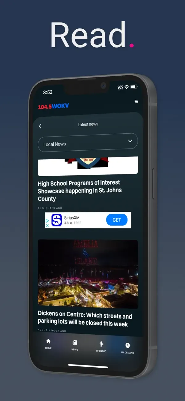 104.5 WOKV screenshot 3