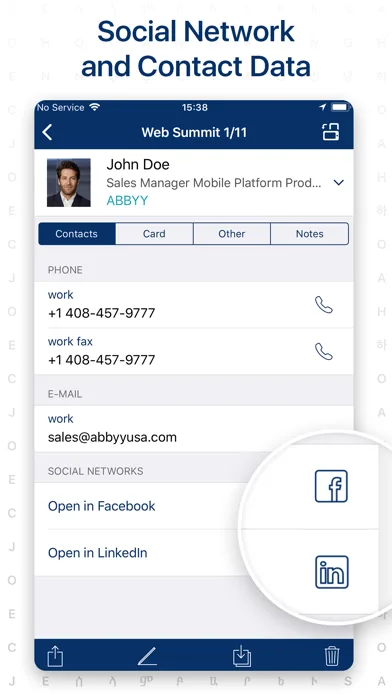 Business Card Reader screenshot 4