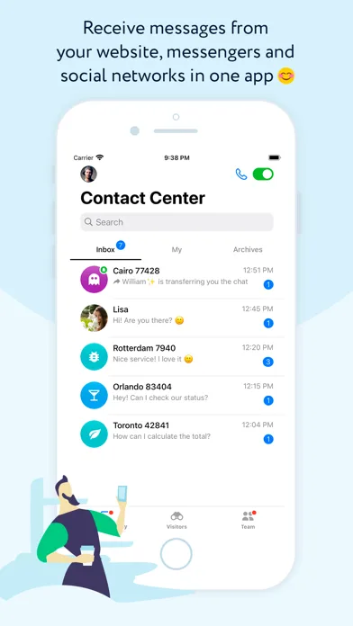 JivoChat screenshot 1