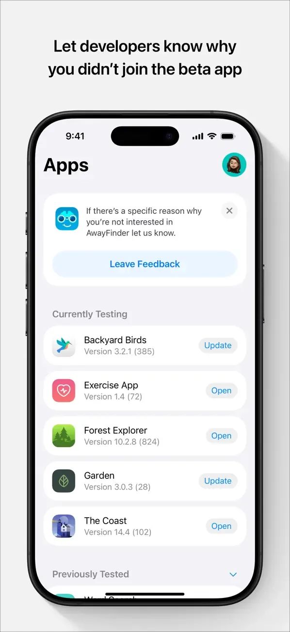 TestFlight screenshot 5