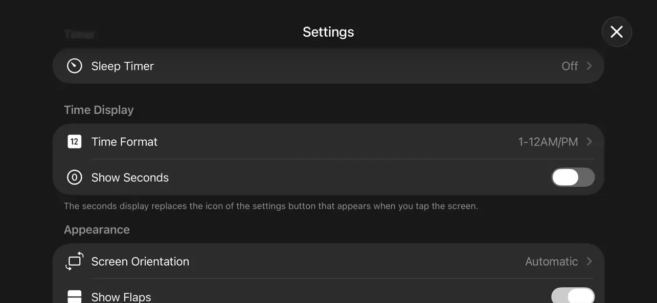 Fliqlo screenshot 3