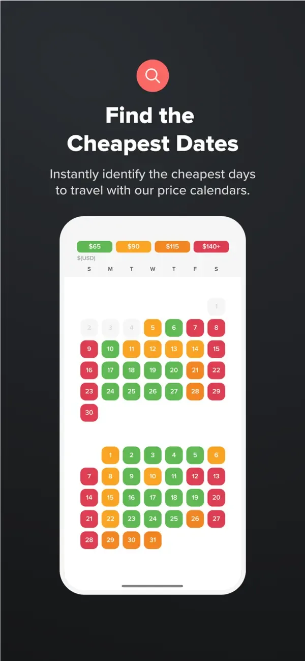 Hopper: Flights, Hotels & Cars screenshot 2