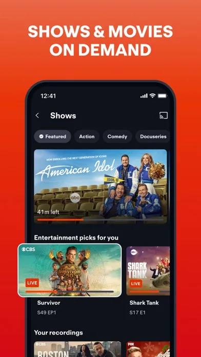 Fubo: Watch Live TV & Sports screenshot 4