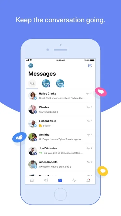 Zoho Social screenshot 5