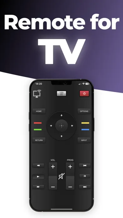 Unimote : smart TV remote screenshot 1
