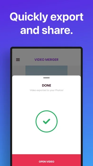 Video Merger □ Combine Videos screenshot 4