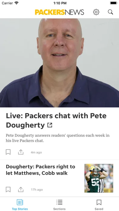 Packers News screenshot 1
