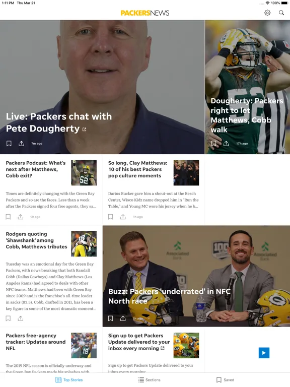 Packers News screenshot 4