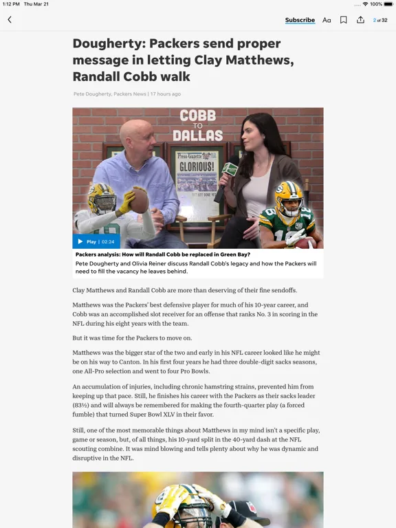 Packers News screenshot 5