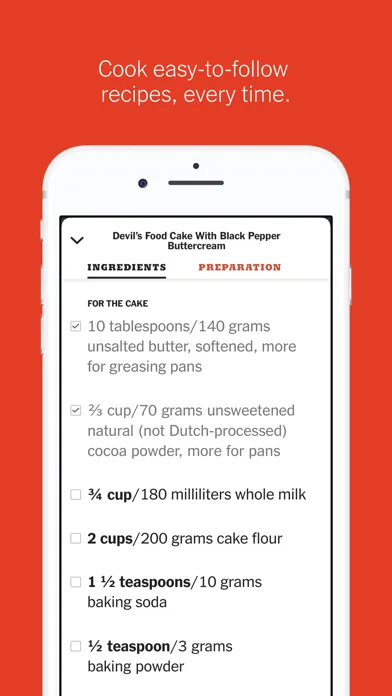 NYT Cooking: Quick Tasty Meals screenshot 5