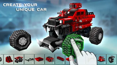 Blocky Cars - tank games screenshot 1