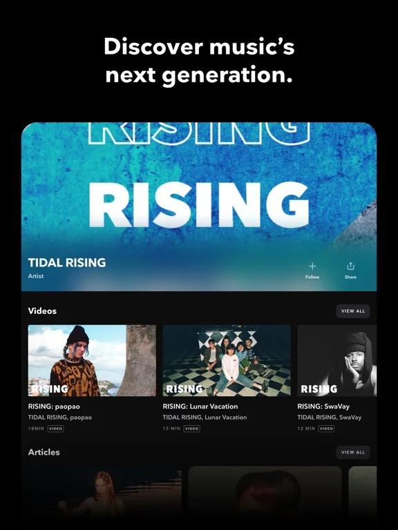 TIDAL Music: HiFi Sound screenshot 4