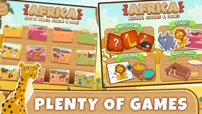Africa Animals: Kids Games 2-5 screenshot 5
