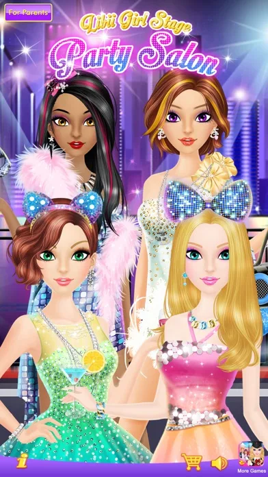 Party Salon - Girls Makeup & Dressup Games screenshot 1