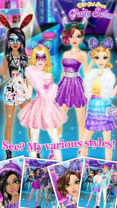 Party Salon - Girls Makeup & Dressup Games screenshot 3
