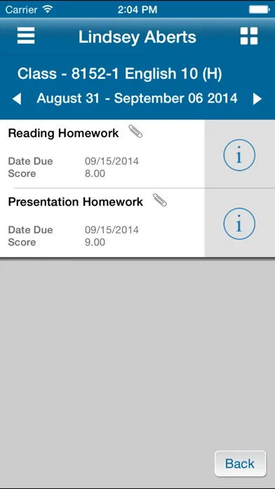 eSchoolPLUS Family screenshot 3
