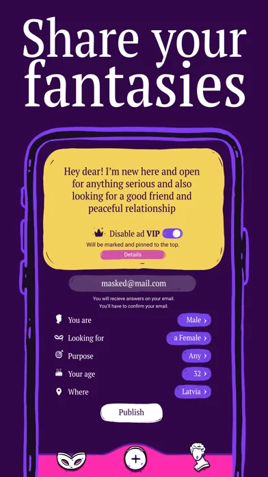 Masked Love: chat & date app screenshot 5