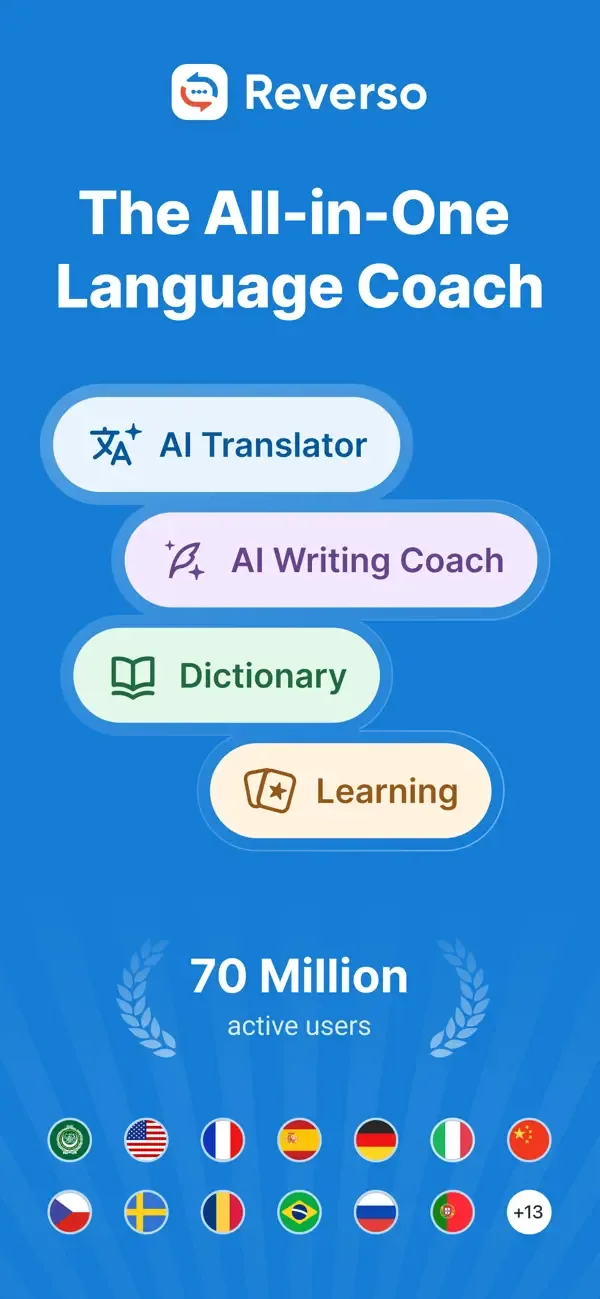 Reverso translate and learn screenshot 1