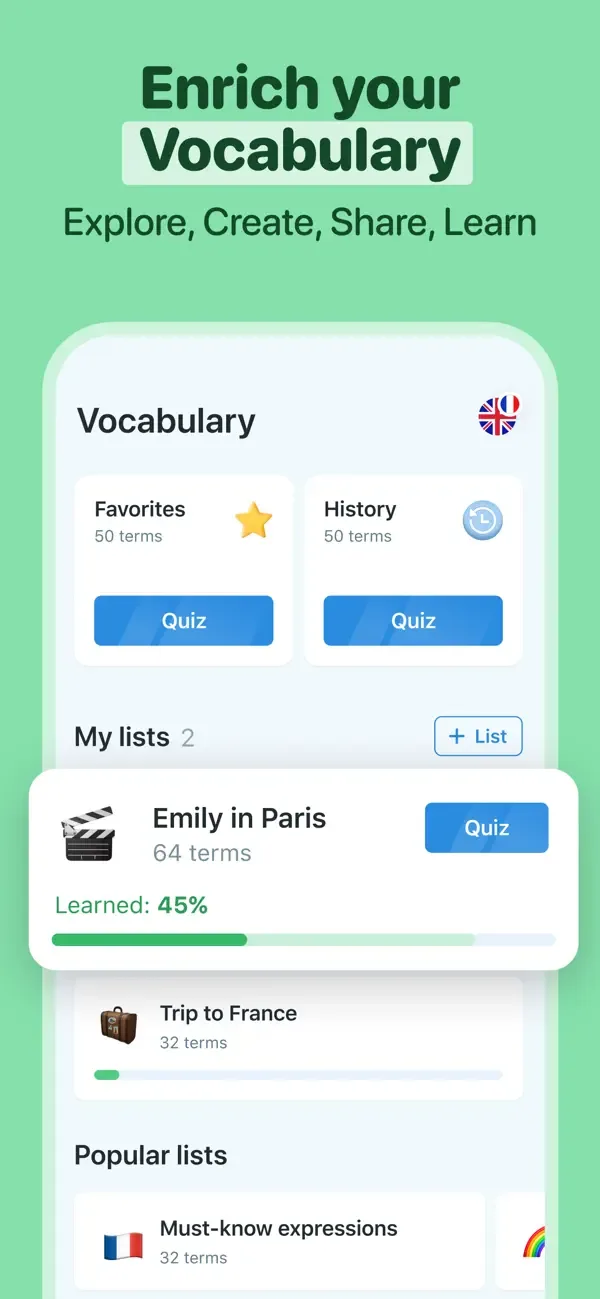 Reverso translate and learn screenshot 4