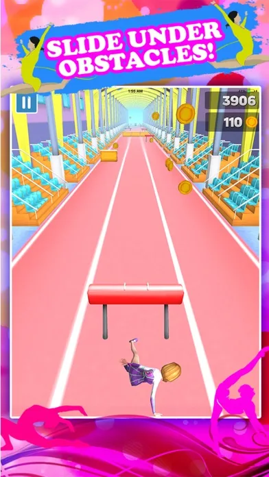 American Gymnastics Girly Girl Run Game FREE screenshot 4