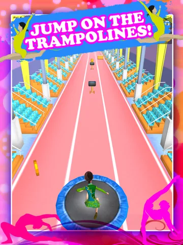 American Gymnastics Girly Girl Run Game FREE screenshot 5