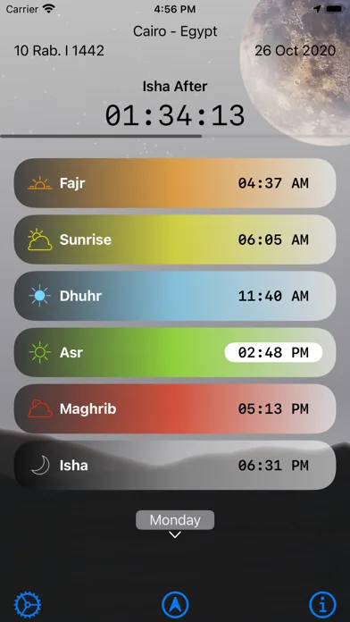 Prayer Times Today screenshot 1