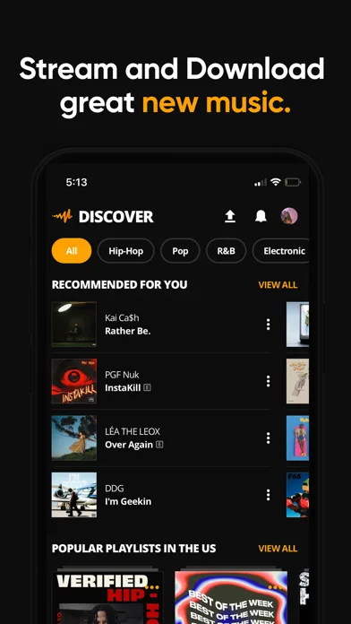 Audiomack - Play Music Offline screenshot 1