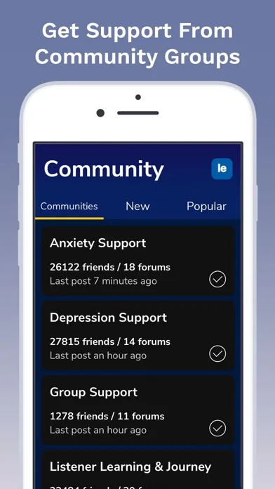 7 Cups: Online Therapy & Chat screenshot 3