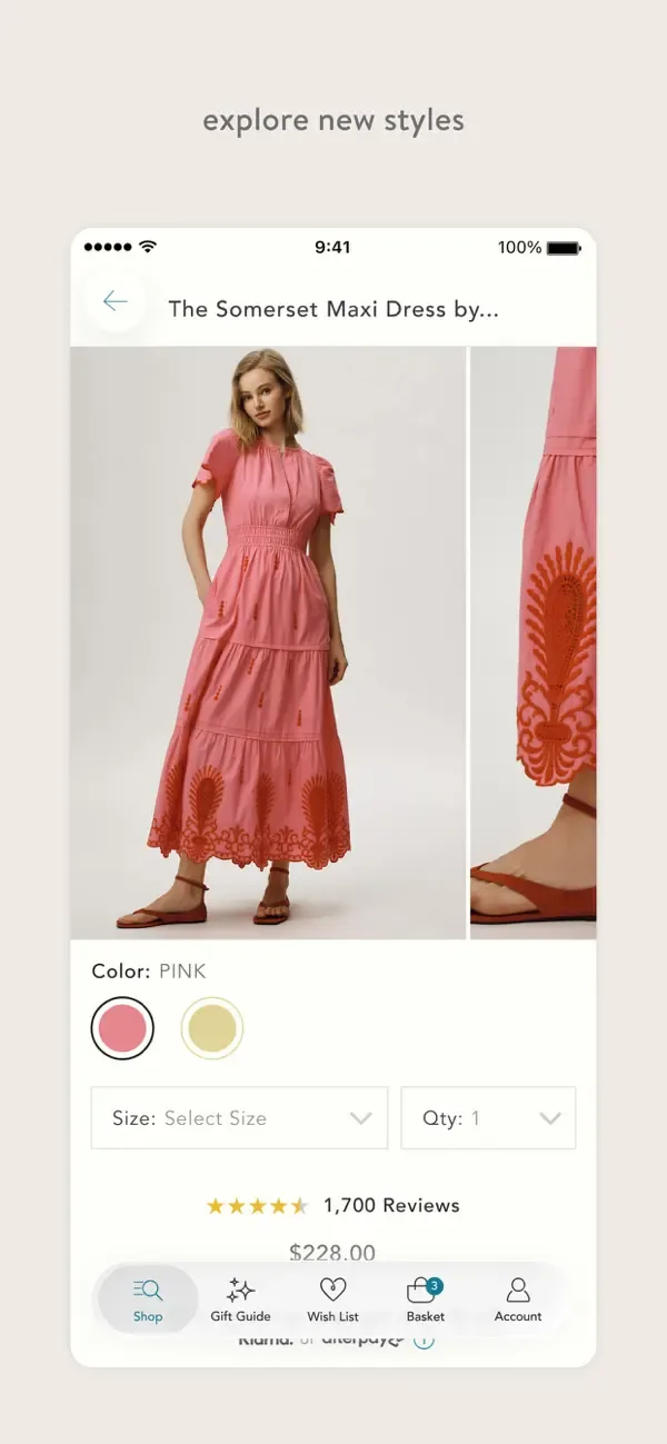 Anthropologie screenshot 4