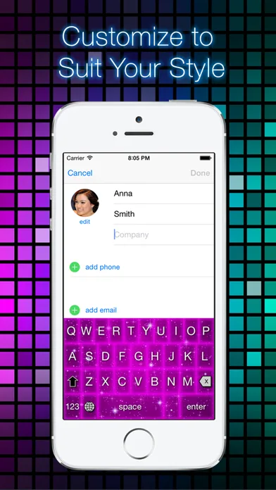 Glow Keyboard Customize Theme screenshot 2