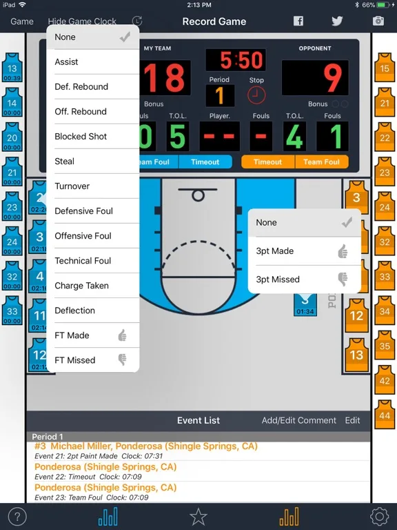 MaxStats - Basketball screenshot 1