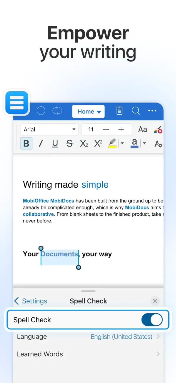 MobiOffice・Word Docs・Excel・PDF screenshot 3