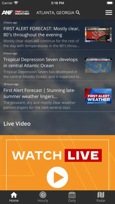 ANF First Alert Weather screenshot 2