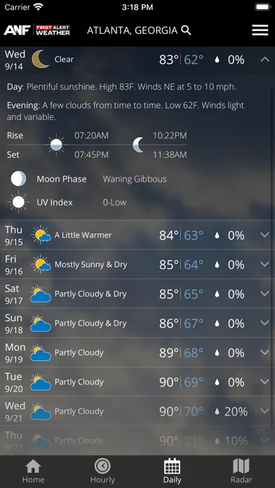 ANF First Alert Weather screenshot 4