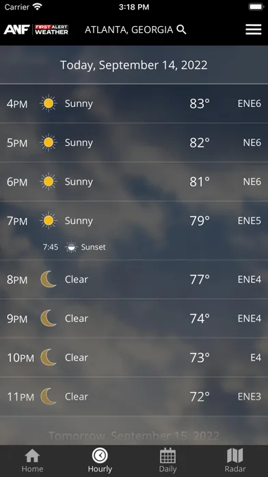 ANF First Alert Weather screenshot 5